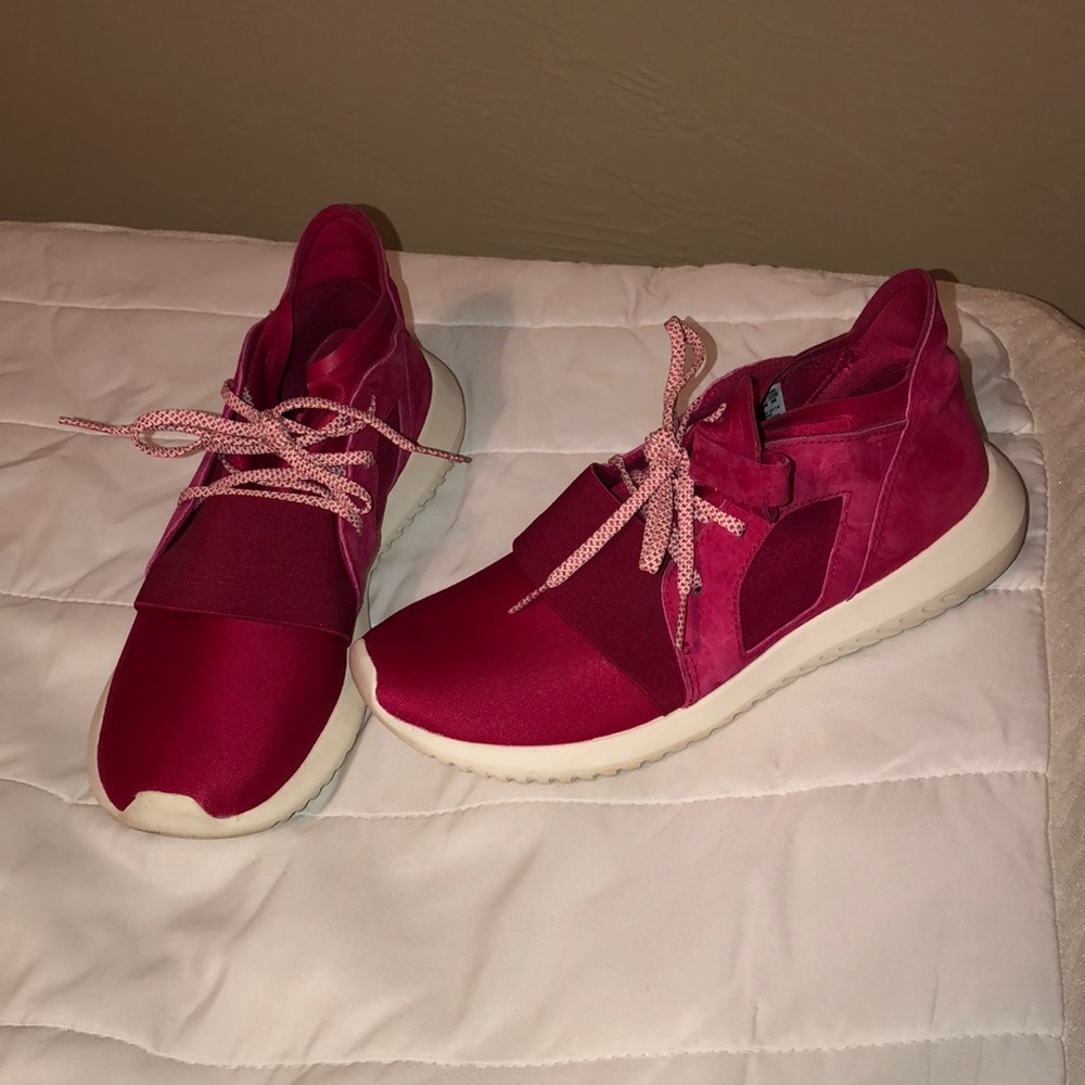 Adidas tubular defiant pink/white
